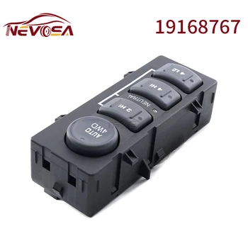 NEVOSA 19168767 15709327 Ключ за Управление на Предаването на Пълен С 4WD 4 Бутона За GMC Sierra Yukon Chevrolet Silverado, Avalanche