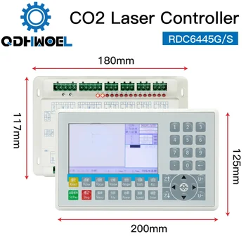 QDHWOEL Ruida RDC6445 RDC6445G RDC6445S Контролер за Обновяване на металообработващи машини За Лазерно Гравиране на CO2 RDC6442 RDC6442G