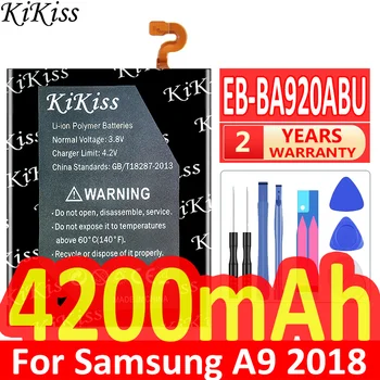Батерия 4200 mah EB-BA920ABU Батерии за мобилни телефони на Samsung Galaxy A9 2018 версия A9s A9 Star Pro SM-A920F A9200