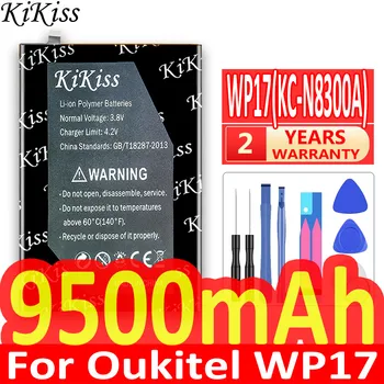 Батерия KiKiss 9500 mah KC-N8300A за батерията с голям капацитет Oukitel WP17