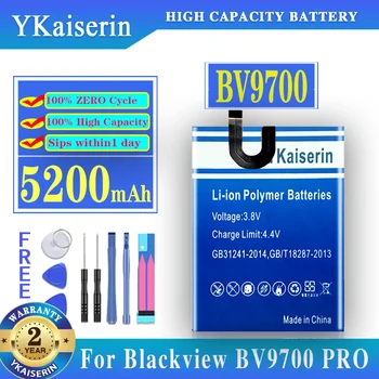 Батерия YKaiserin 5200 mah За Blackview Bv9700 Pro Серия Bv9700Pro 605872 Взаимозаменяеми Bateria 