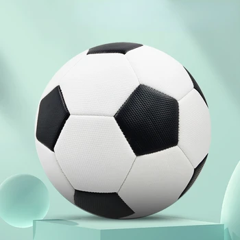 Висококачествени черно-бели спортни мачове от PVC, футболни тренировки на световните мачове, Професионални футболни отбори