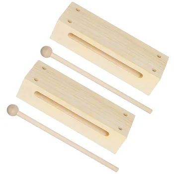 Дървени чукове Блок Ксилофон Ударен инструмент Orff Музикални играчки, Играчки за ранно развитие на децата
