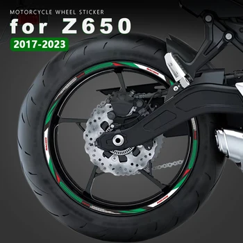 Етикети към колелата на мотоциклета водоустойчива за Kawasaki Z650 2023 Аксесоари Z 650 2017-2022 2018 2019 2020 2021 Стикер на ободную ивица