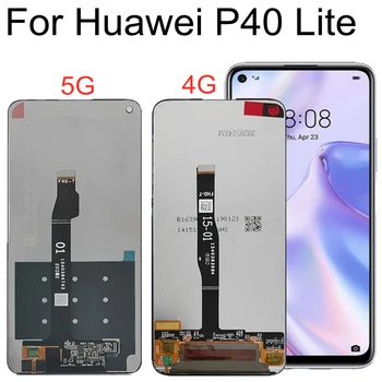 За Huawei P40 Lite 4G JNY-L21A L02A LCD дисплей С сензорен Екран Дигитайзер В Събирането на Замяна За Huawei P40 Lite 5G CDY-NX9A LCD