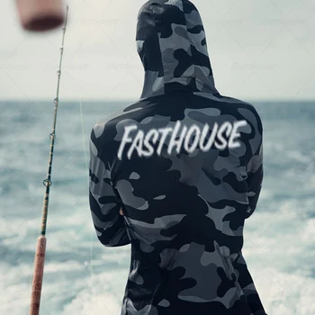 Летни мъжки ризи за риболов с качулка и дълъг ръкав, джърси за риболов, качулки, със защита от ултравиолетови лъчи, облекло, блузи Camiseta De Pesca