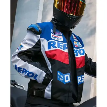 Мотоциклетът велосипедна яке DUHAN Мъжки дамски състезателна облекло със защитата на раменете мотоциклетни якета REPFOL за мотокрос 600D Oxford