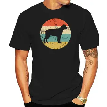 Мъжка риза Cane Corso - тениска с кучето в стил ретро Тениска с изображение на cane Corso, тениска с изображение в голям размер