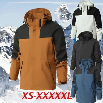 Мъжки водоустойчив ветрозащитная яке, улични дишащи Softshell яке за планина и разходки M-6XL