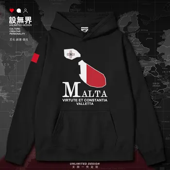 Националната карта на Малта, мъжки блузи за мъже, спортни облекла, градинска дрехи с принтом, пуловери с дълъг ръкав, мъжки бели дрехи есен-зима