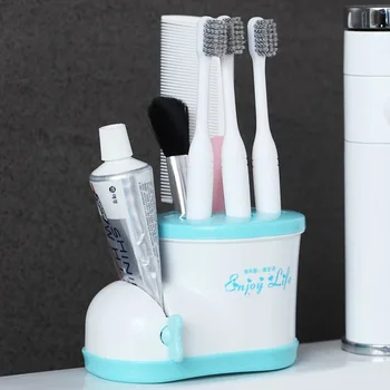 Опаковка на паста за зъби Creative Ботуши с притежателя на четка за зъби, Органайзер за баня, кутия за съхранение, държач за четка за зъби, приспособления за баня