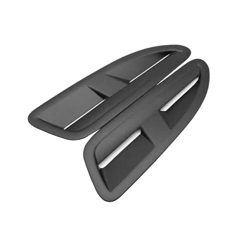 Отдушник на автомобила, модифицирани детайли на автомобил, подходящ за Jaguar XKR XK8, покриване на вентилационни отвори на предния капак, автоаксесоари (черен)