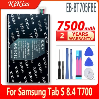 Преносимото Батерията на Таблета KiKiss За Samsung Galaxy Tab S 8.4 T700 T705 SM-T700 T701 SM-T705 EB-BT705FBE EB-BT705FBC