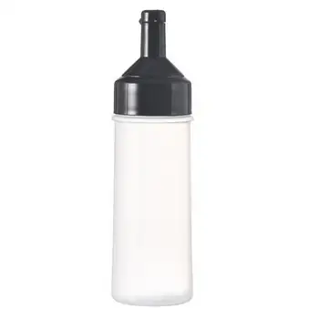 Прозрачна бутилка за подправки, Пластмасова бутилка за изстискване на сос доматен сос, салата от маруля, бутилки зехтин, кухненски принадлежности