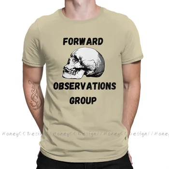 Риза Мъжки дрехи Forward Observations Group Тениска на Death Skull Rtone Мода Унисекс Тениска с къс ръкав в Свободна