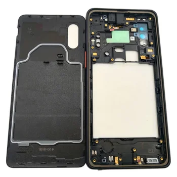 Средната рамка на корпуса на апарата + капак на задната част на отделението за батерията на Резервни части за Samsung Galaxy Xcover Pro SM-G715FN
