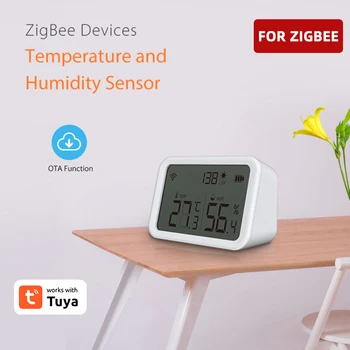 Умен влагомер за температура и влажност на въздуха NEO Sasha Zigbee3.0 ОТА с определението влажност на въздуха в реално време, интелигентен дом интелигентни термометър-детектор