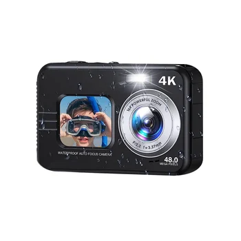 Цифров фотоапарат, водоустойчив цифров спортна камера 4K